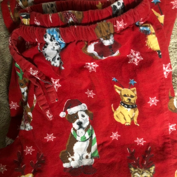 REDUCED-NICK&NORA VINTAGE REINDOGS HOLIDAY PJS,RARE PLUS SZXXL VERY EUC NO FLAWS - Picture 13 of 14